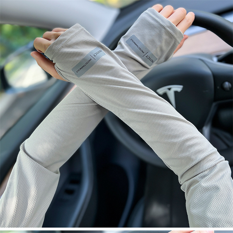 Running Gear Outdoor - 1 ペアユニセックス UV 冷却サンアームスリーブ通気性カバーサイクリング釣り運転ランニングアウトドアスポーツギア用