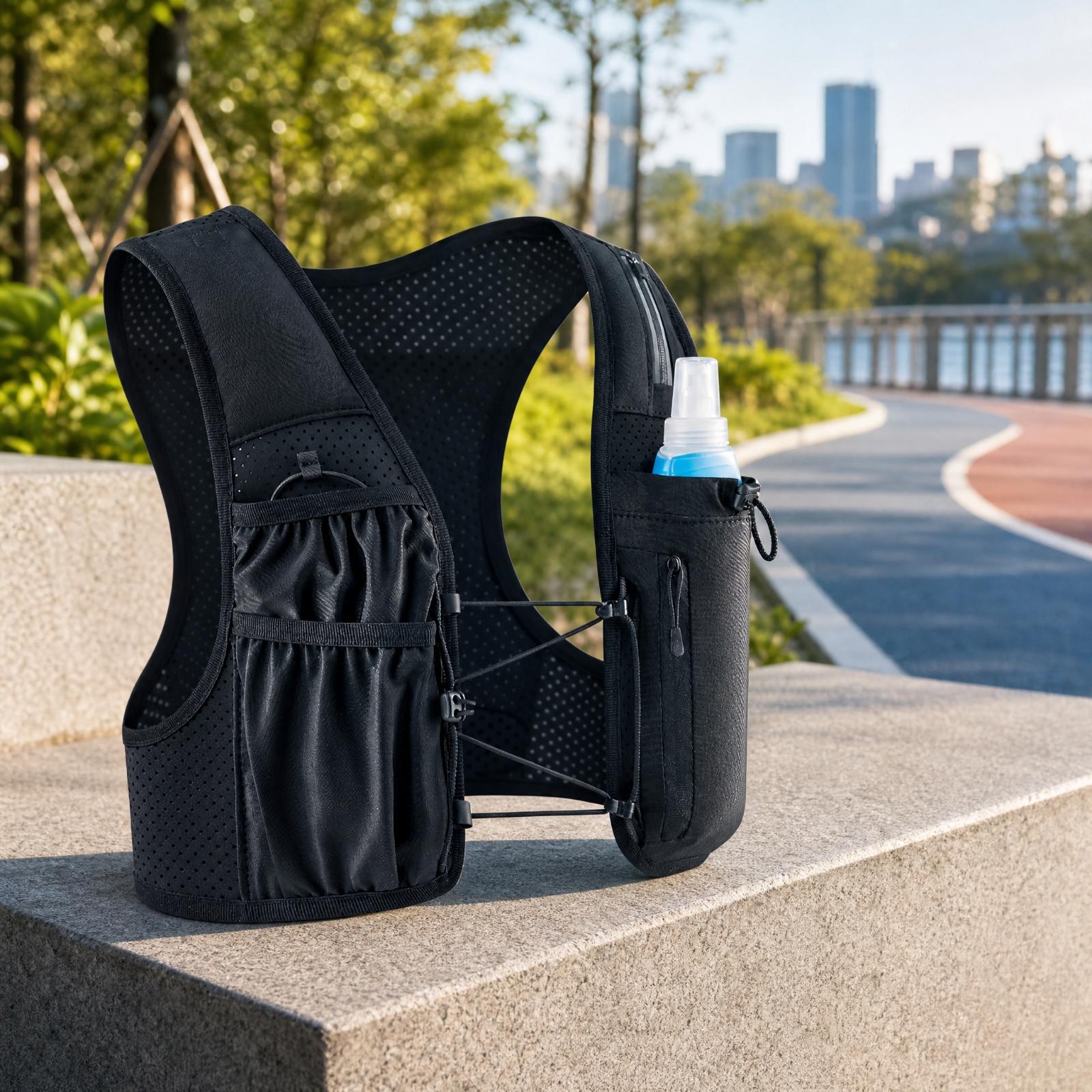 軽量反射材付きハイドレーションベスト、ランニングやサイクリン - Running Gear Hydration のレビューと価格