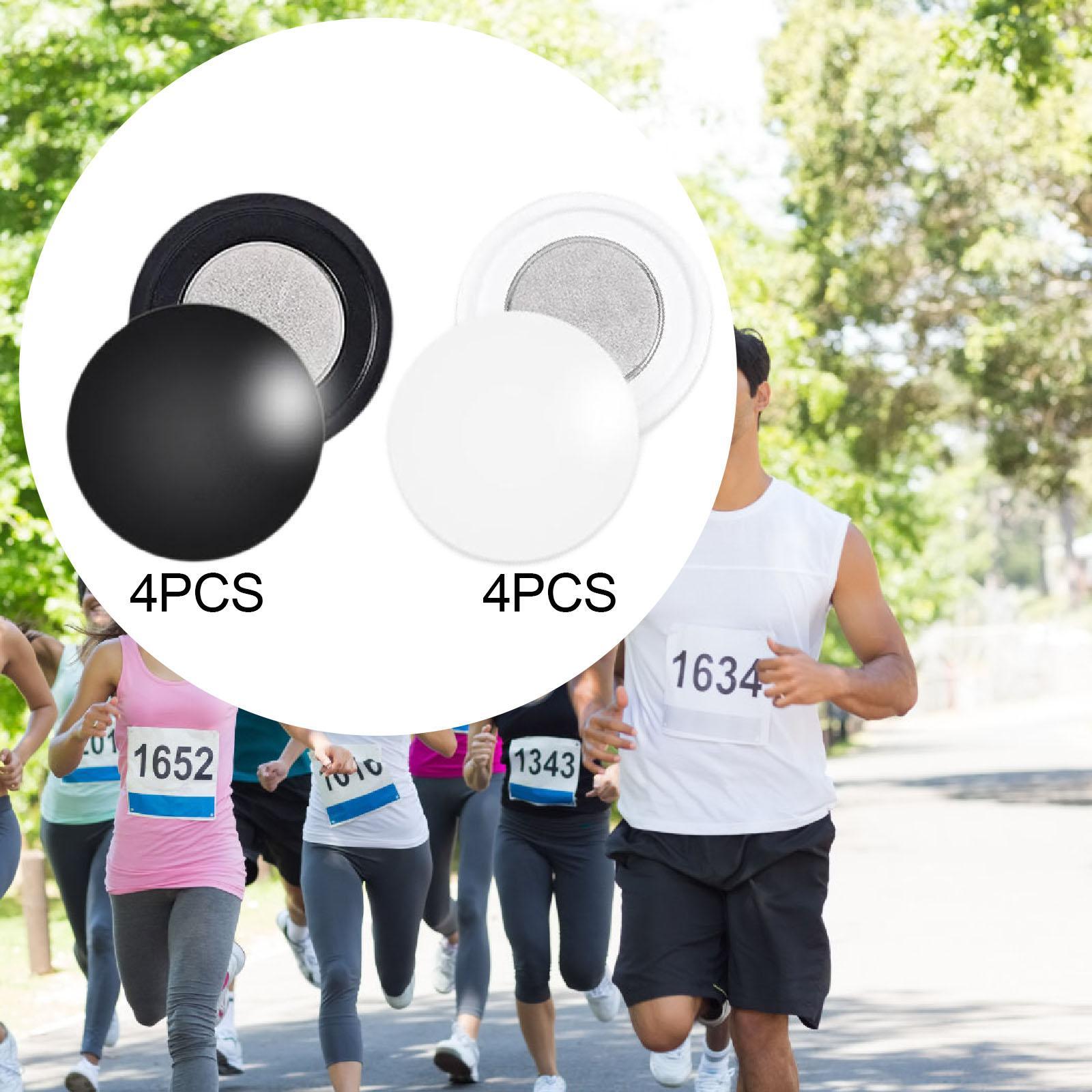 4 ペア磁気レースよだれかけクリップランニングギアランナー用 - Running Gear Competition のレビューと価格