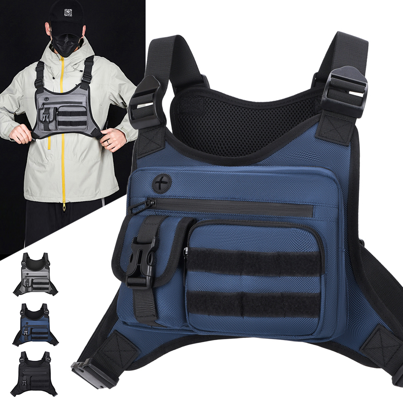 タクティカルチェストリグバッグ メンズ 防水 クロスボディハ - Running Gear Outdoor のレビューと価格