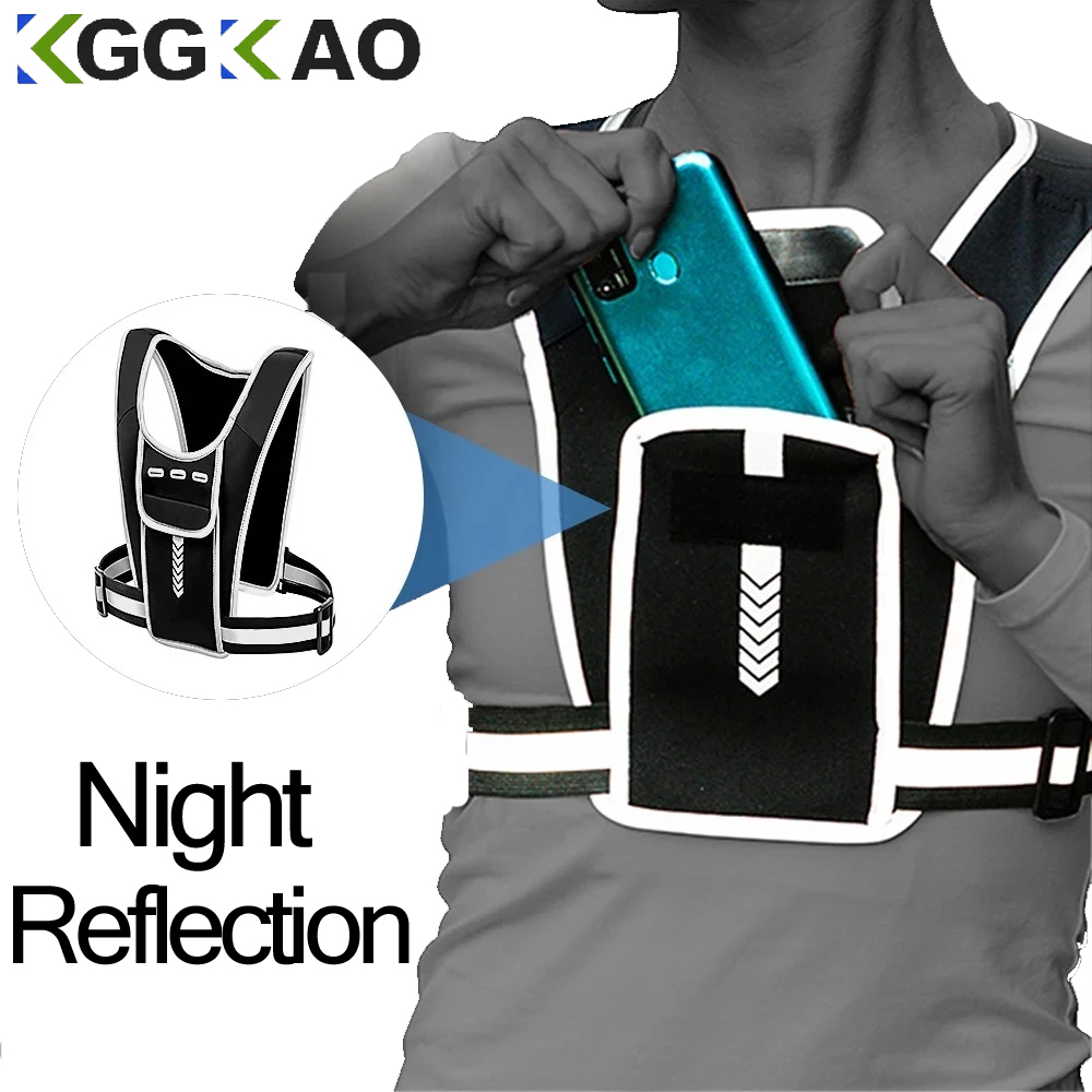 男性と女性のための電話ホルダー付きランニングベスト,防水携帯 - Running Gear Hydration のレビューと価格